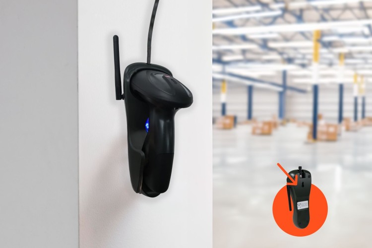 Czytnik Skaner Kodów Kreskowych EAN ze Stacja Dokującą USB Bezprzewodowy 1D Zenwire W903 - zdjęcie 6