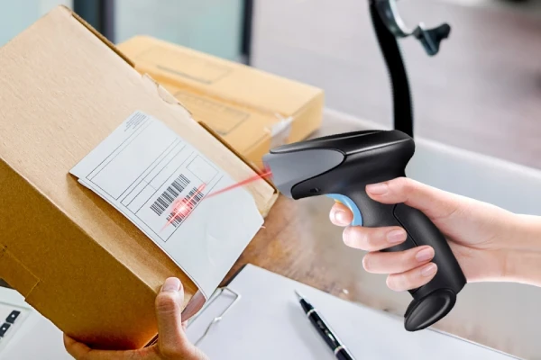 Czytnik Skaner Kodów Kreskowych Stacjonarny Laserowy EAN USB Przewodowy 1D J13 - zdjęcie 4